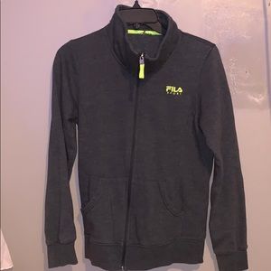 Fila zip up sweatshirt No tag size fits as a small